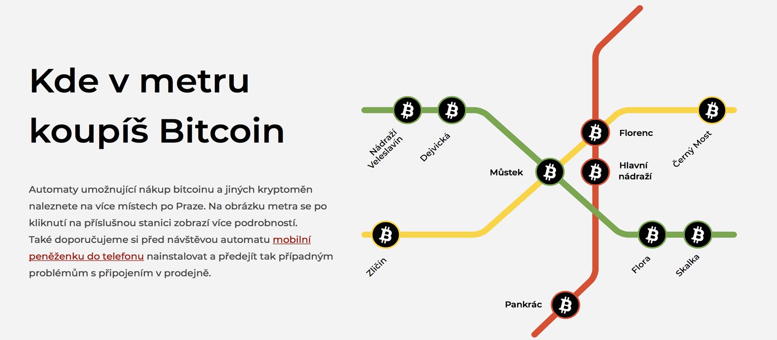 Prague Subway System Now Has Ten New Bitcoin ATMs 