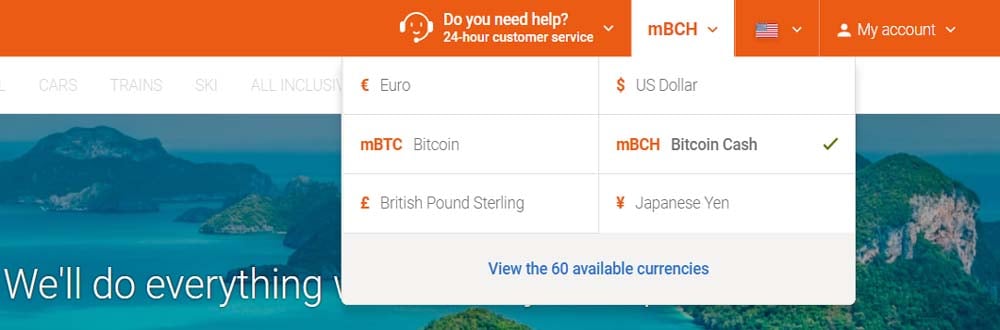 Expedia accetta Bitcoin per pagare gli hotel