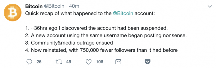 Censorship, Bans, and ETH Scams: Twitter Suspends Bitmain's Official Account