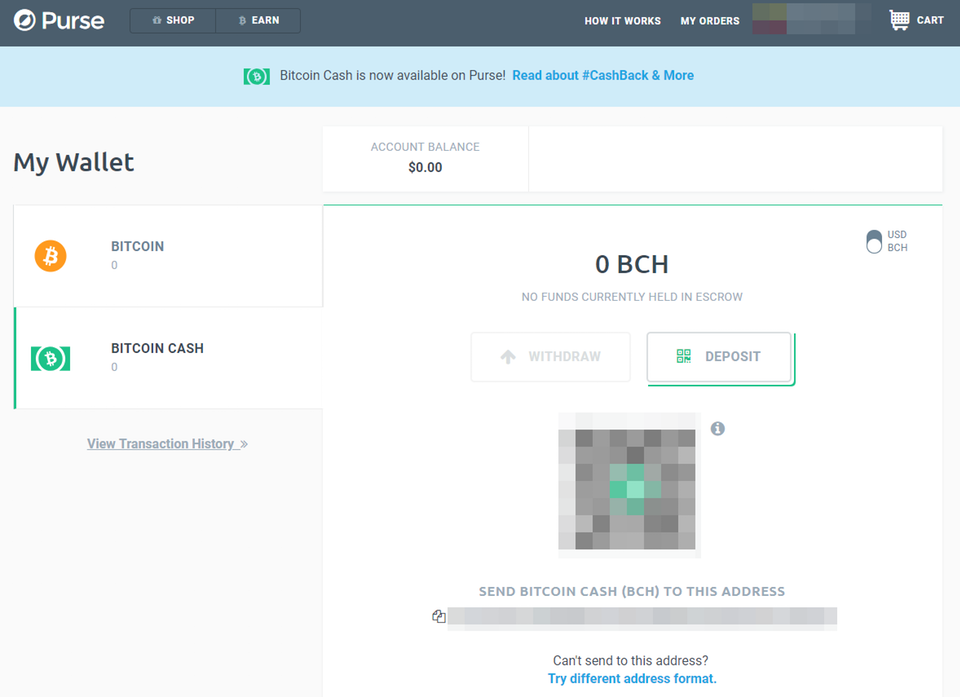 Bitcoin Cash Support is Now Live on Purse.io 
