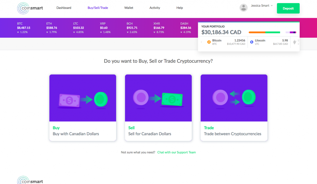 Coinsmart Launches Cryptocurrency Exchange for Canadian Tax Payers