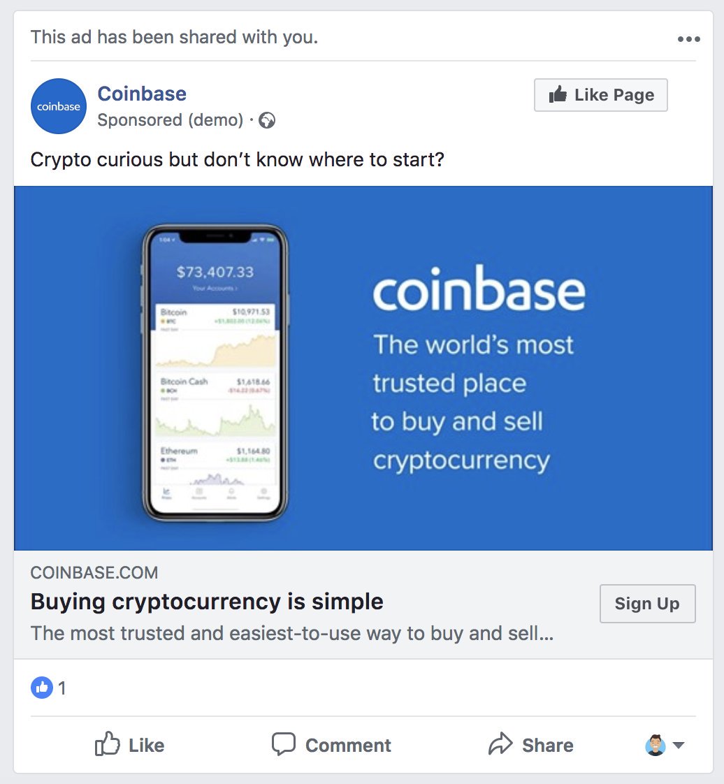 coinbase ads