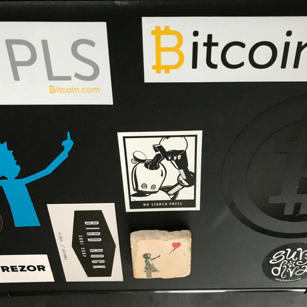 Bitcoin Stickers Attract Unwanted Attention from Authorities
