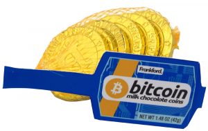 How About Chocolate Bitcoins? 6 for a Dollar