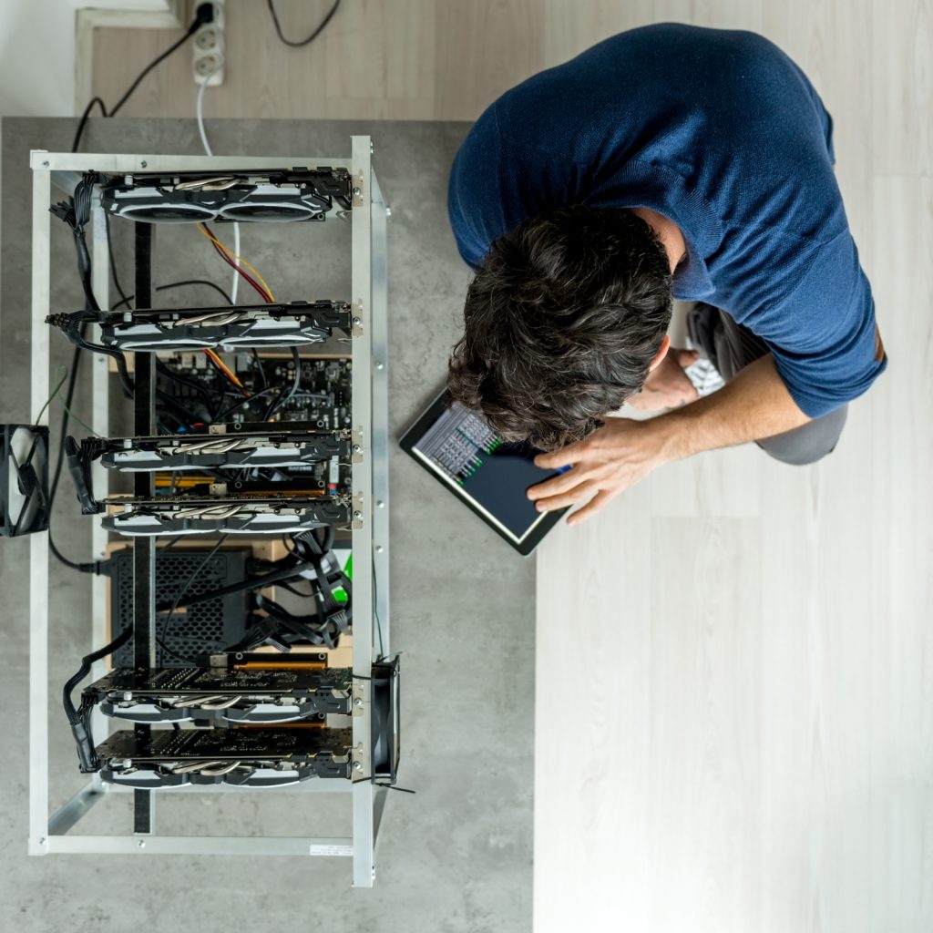 build your own cryptocurrency mining rig