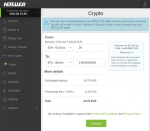 Online Fiat Wallet Neteller Launches Cryptocurrency Exchange Service