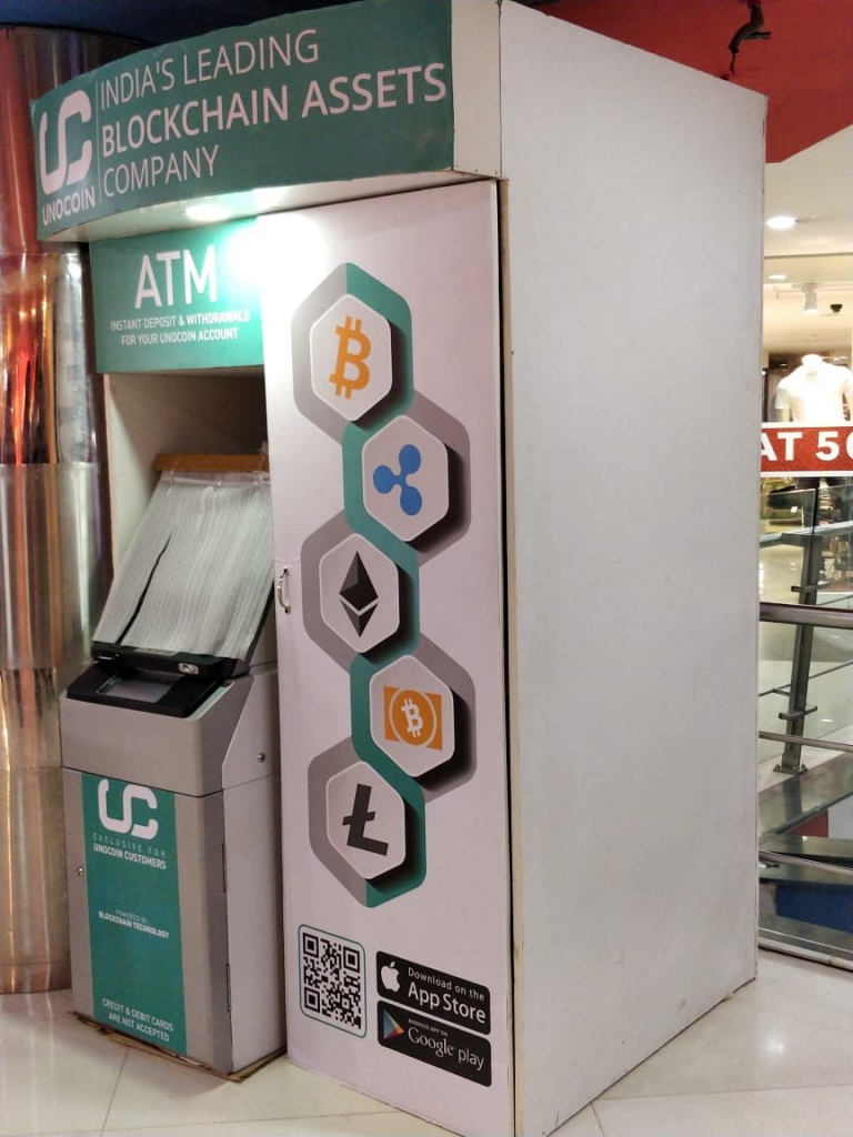 Major Indian Exchange Unocoin Launching Crypto ATMs