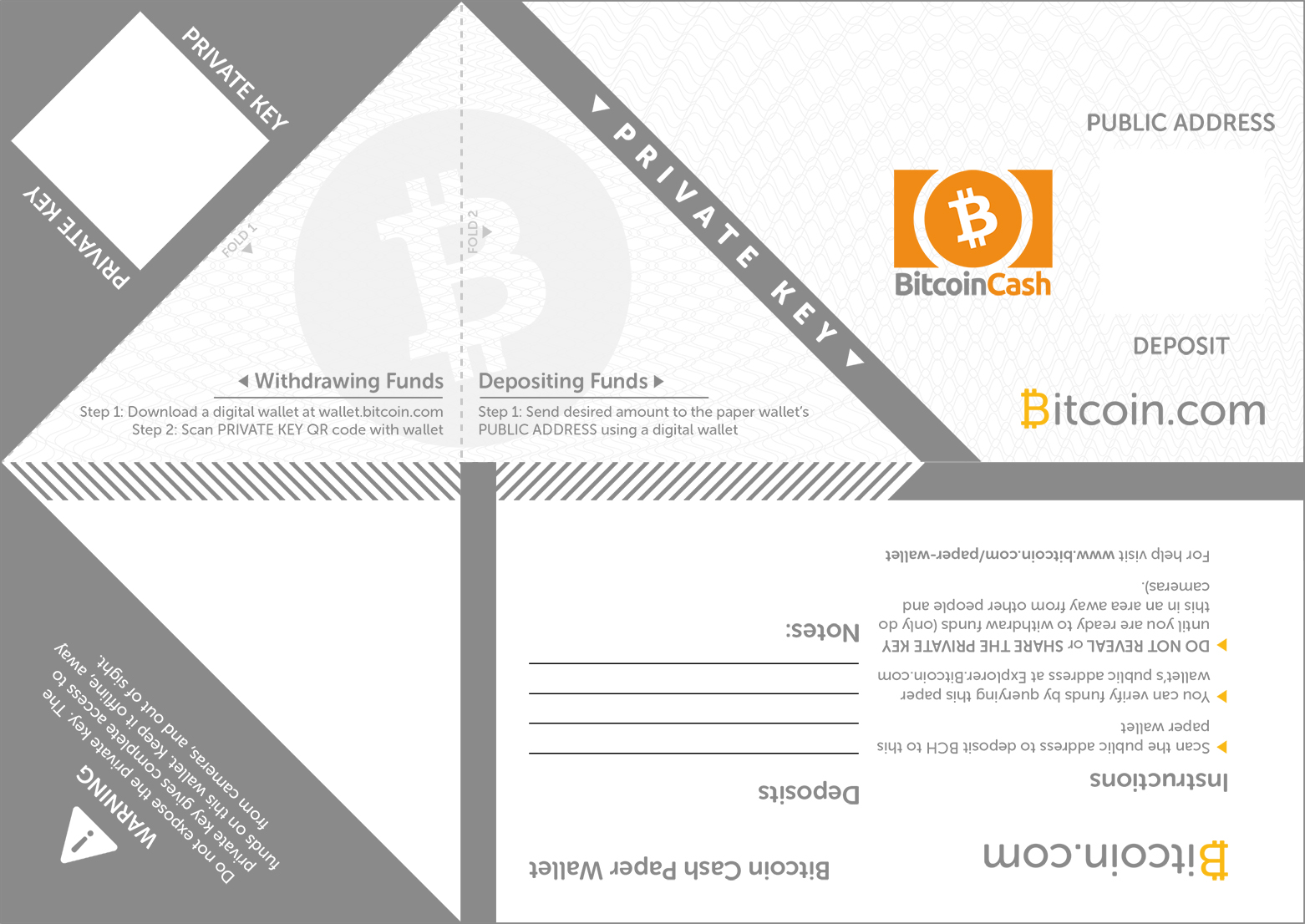 Bitcoin.com's Paper Wallet Design Contest — Win $100 in Bitcoin Cash