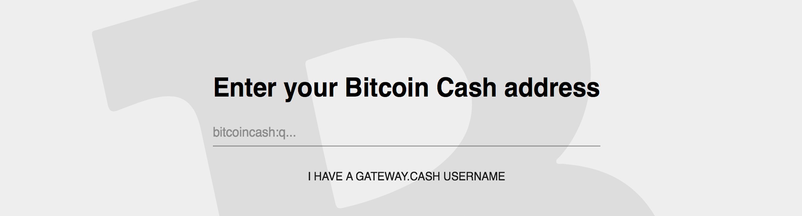 A Look at the Gateway.cash BCH Payment Button for Websites