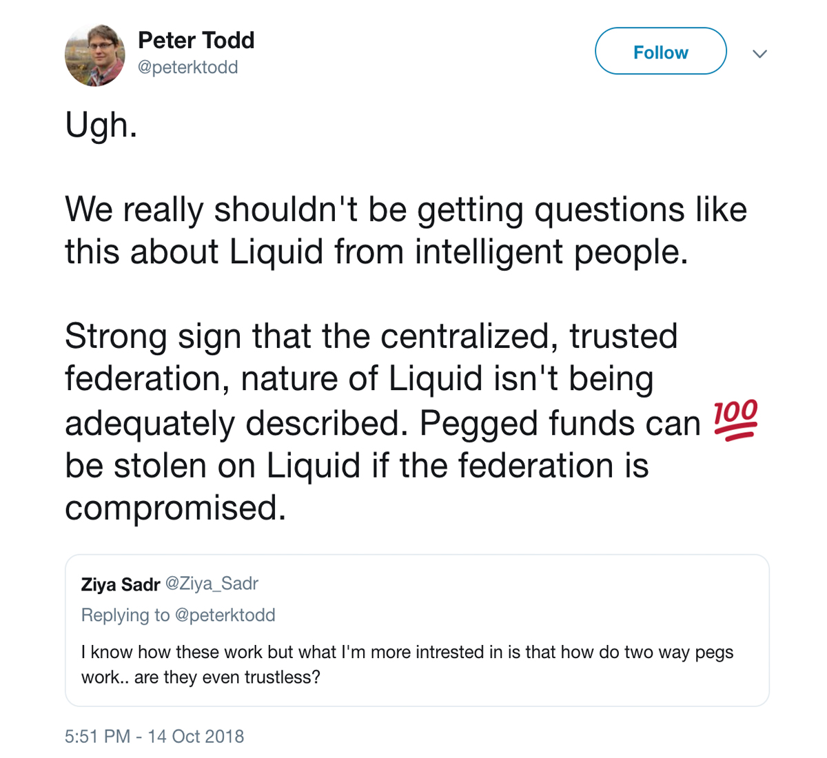 Bizarro World: Federated Sidechain Technology Promoted Over Nakamoto Consensus Bizarro World: Federated Sidechain Technology Promoted Over Nakamoto Consensus