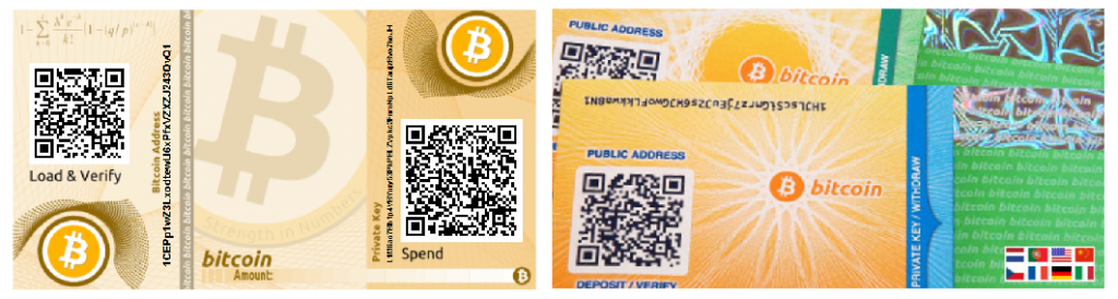 bitcoin paper wallet bemutató)
