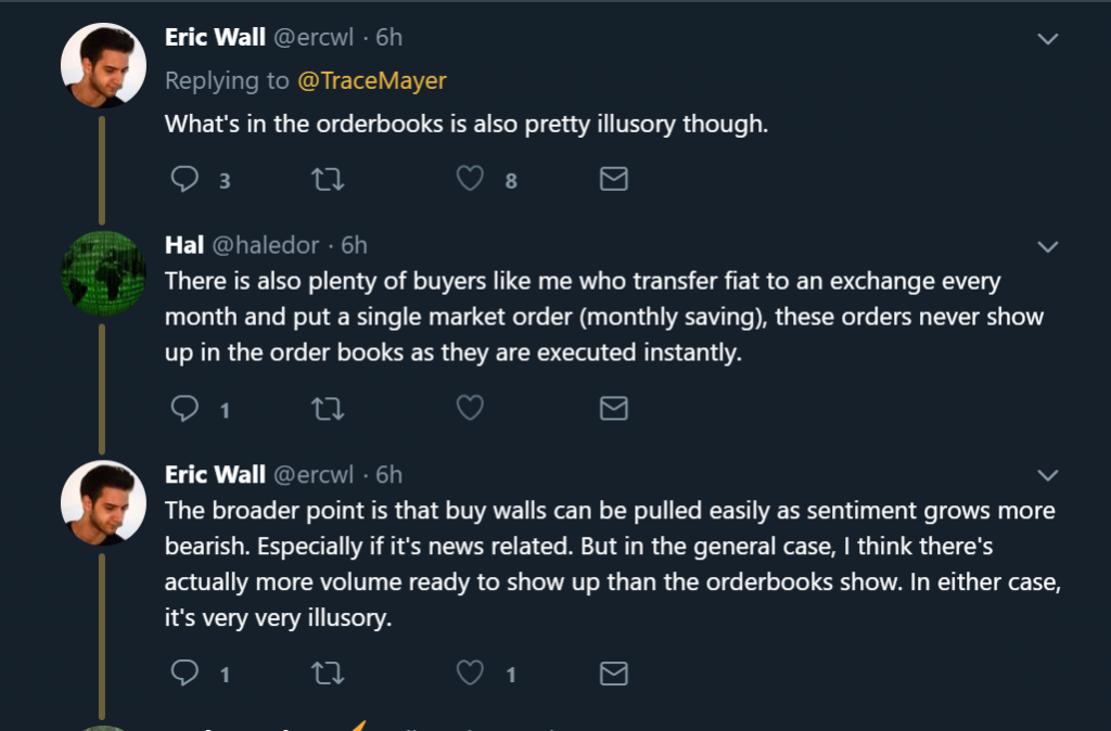 Chatter Report: Buy Walls, Miner Anonymity and Bitcoin vs. the State