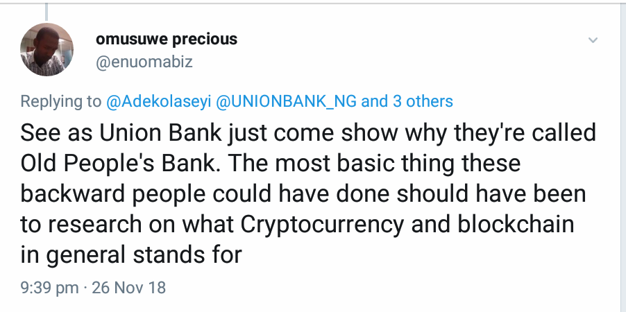 Outrage Over Union Bank of Nigeria’s Threat to Close Crypto-Related Accounts