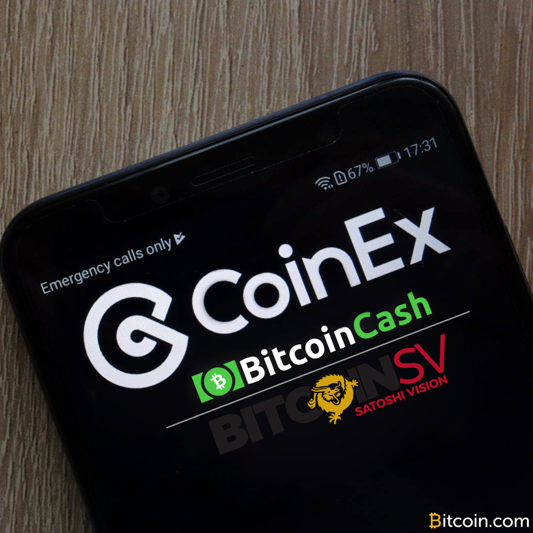You Can Now Withdraw Split BCH and BSV Coins From Coinex Exchange