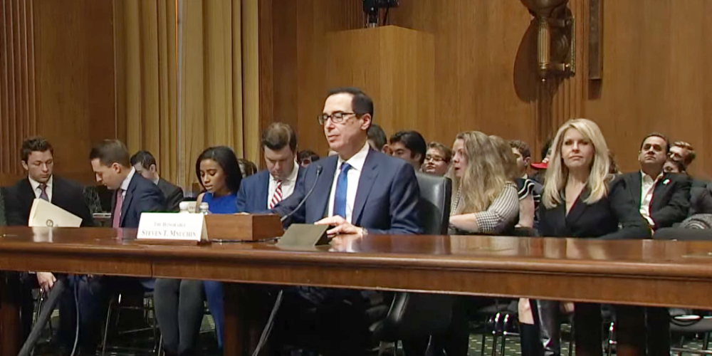 Treasury Secretary Mnuchin Gives Testimony on Cryptocurrency, New Regulations Rolling Out Soon