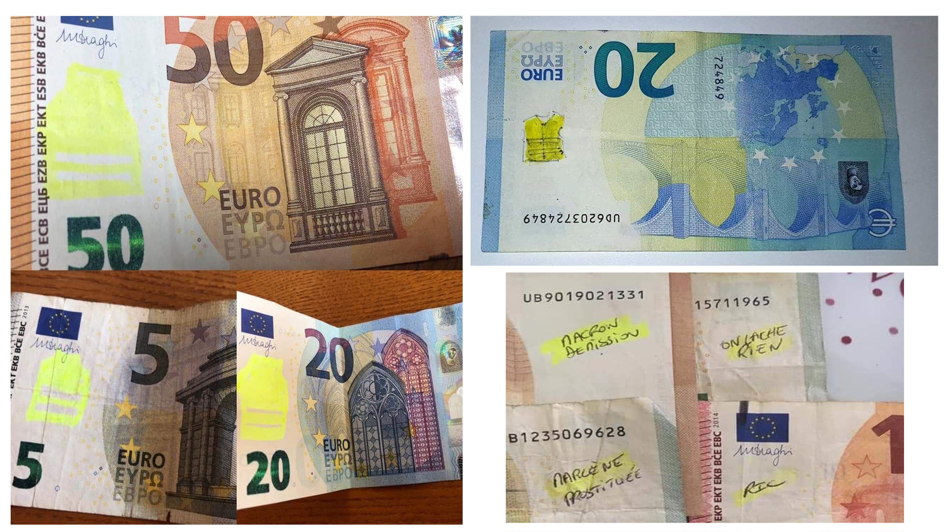 Yellow Vest Movement Starts a New Form of Protest — Burning Banknotes