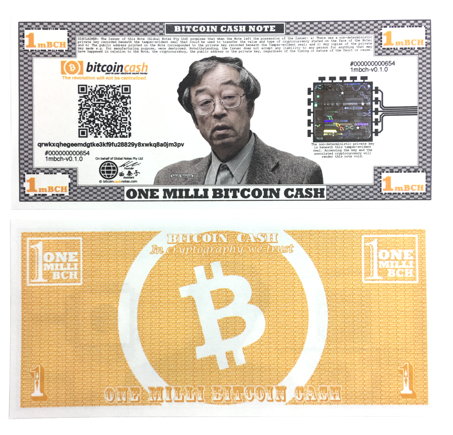 bitcoin note