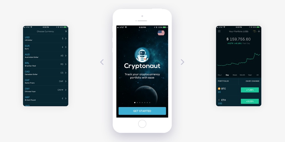 Cryptonaut Is an Easy to Use Portfolio Management App