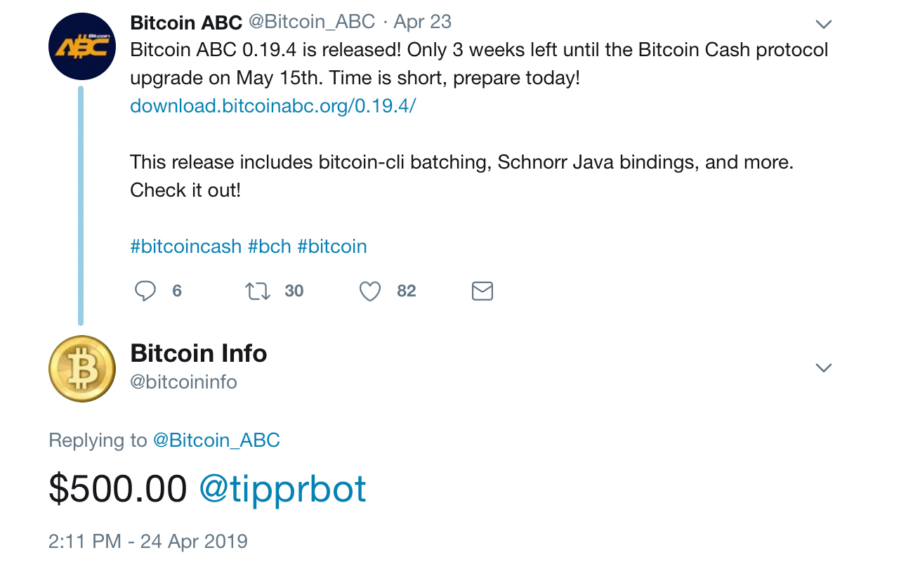 Bitcoin cash twitter how to trade bitcoin reddit