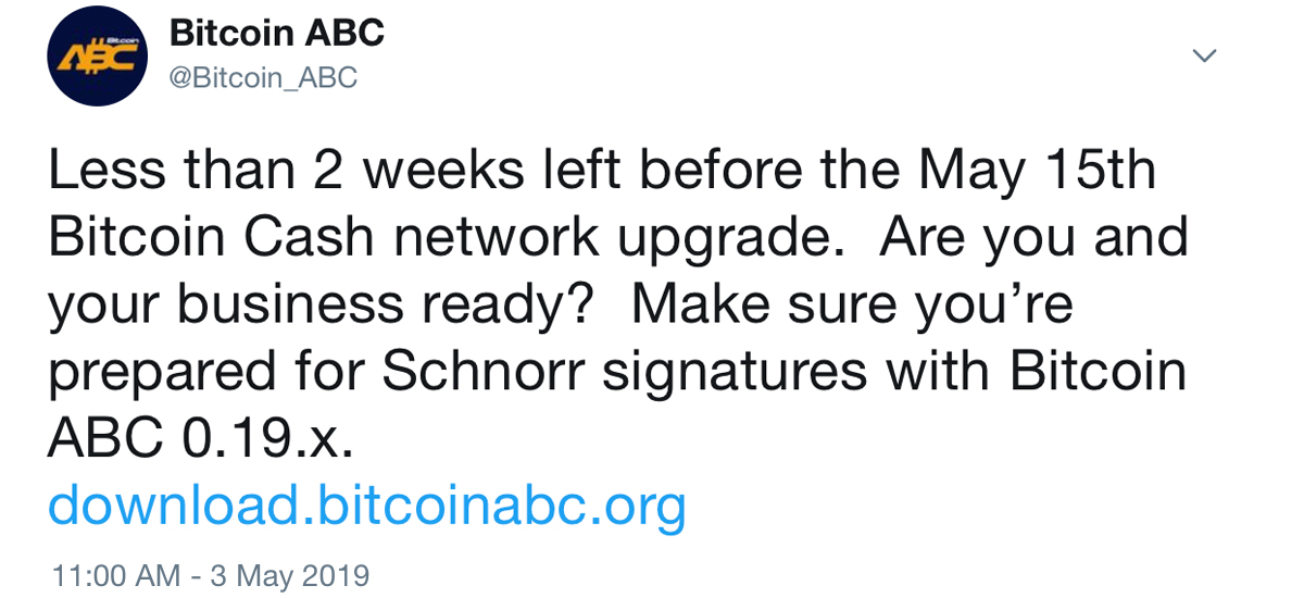 Schnorr Signatures Await Bitcoin Cash as the Next Fork Draws Near