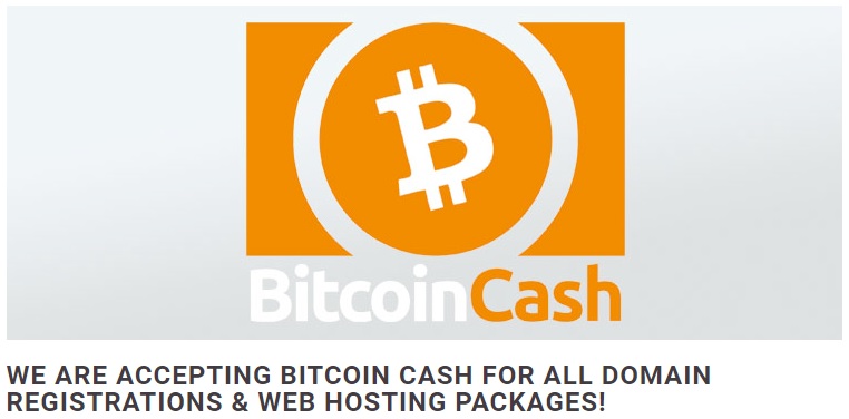 You Can Pay With BCH for Your Domain From Abaco Hosting