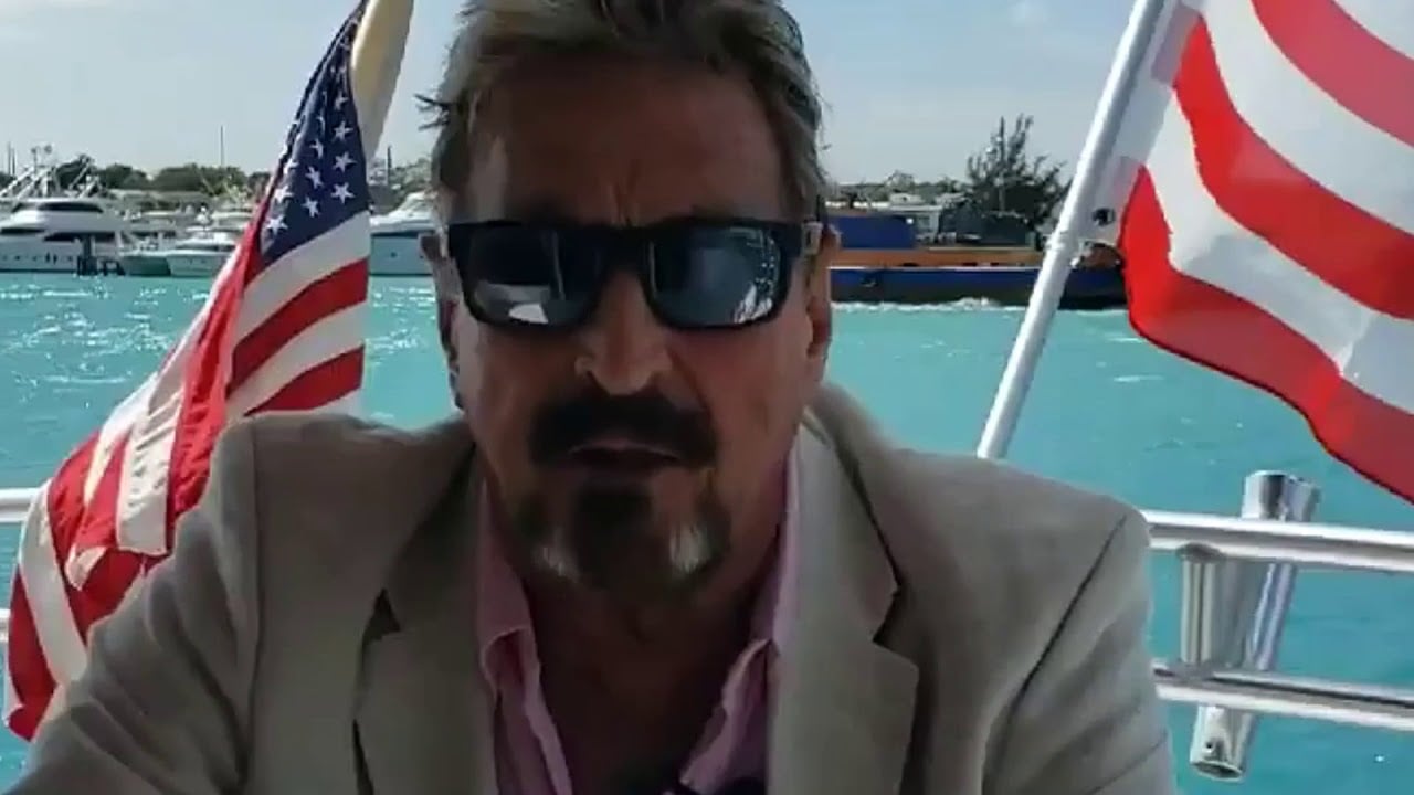 After Fleeing From the US Government John McAfee Warns His Enemies