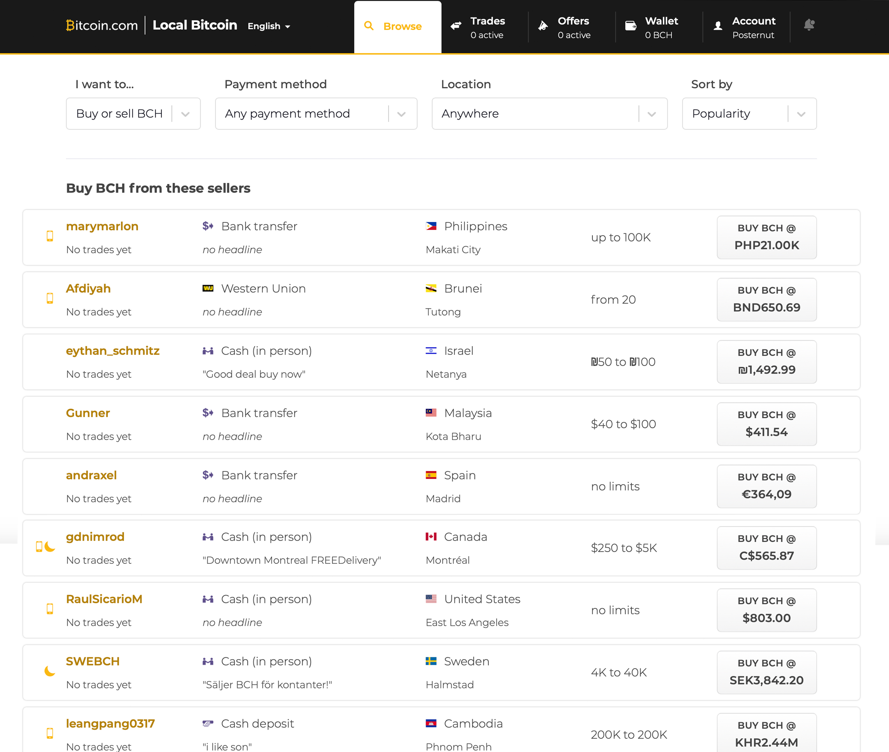 Bitcoin.com’s Local Bitcoin Cash Marketplace Is Now Open for Trading Bitcoin.com’s Local Bitcoin Cash Marketplace Is Now Open for Trading
