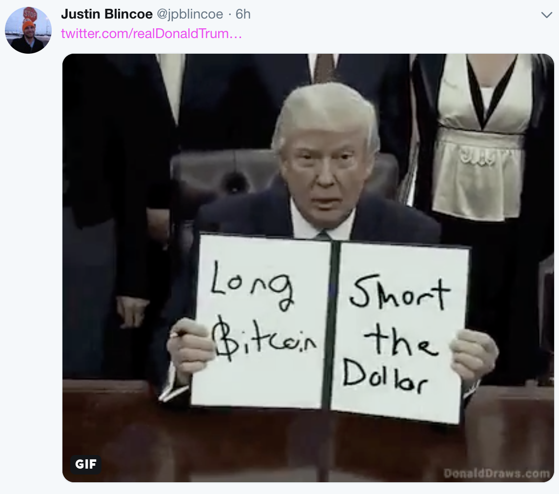 The Best Responses to Donald Trump’s Claim That Bitcoin Is Backed by ‘Thin Air’
