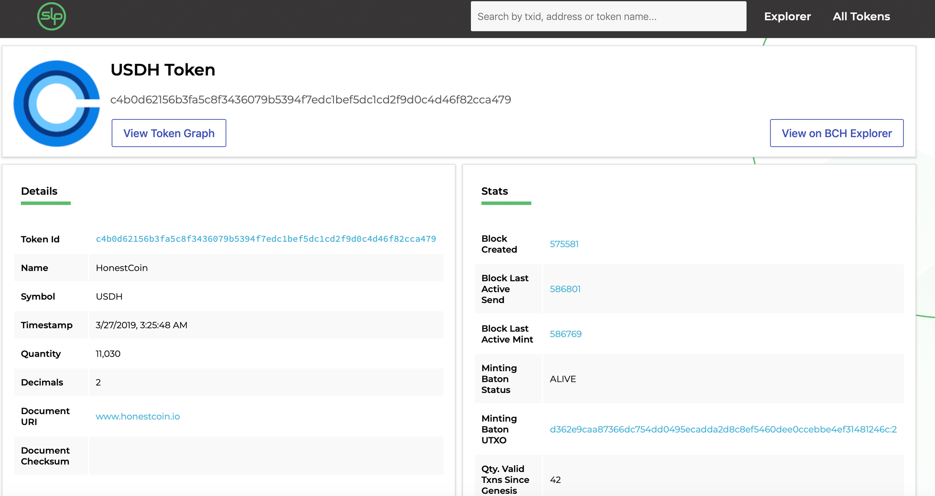 Exploring the SLP Token Universe Built on the Bitcoin Cash Chain Exploring the SLP Token Universe Built on the Bitcoin Cash Chain