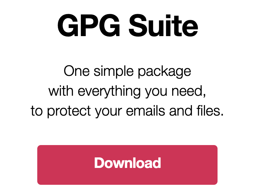 gpg suite for darknet