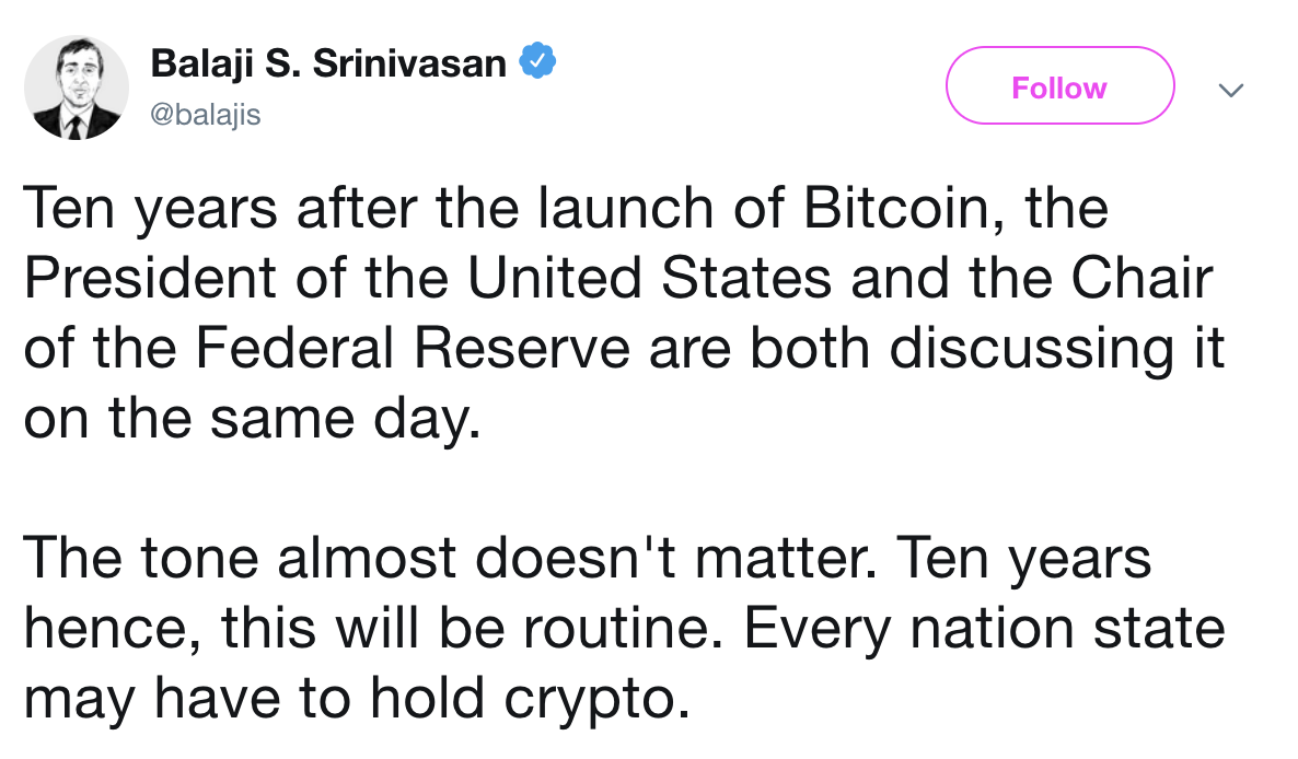 The Best Responses to Donald Trump’s Claim That Bitcoin Is Backed by ‘Thin Air’
