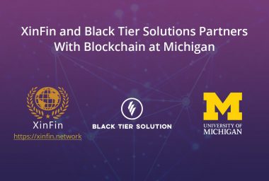 XinFin, Black Tier Solutions and Blockchain at Michigan Announce Joint Partnership