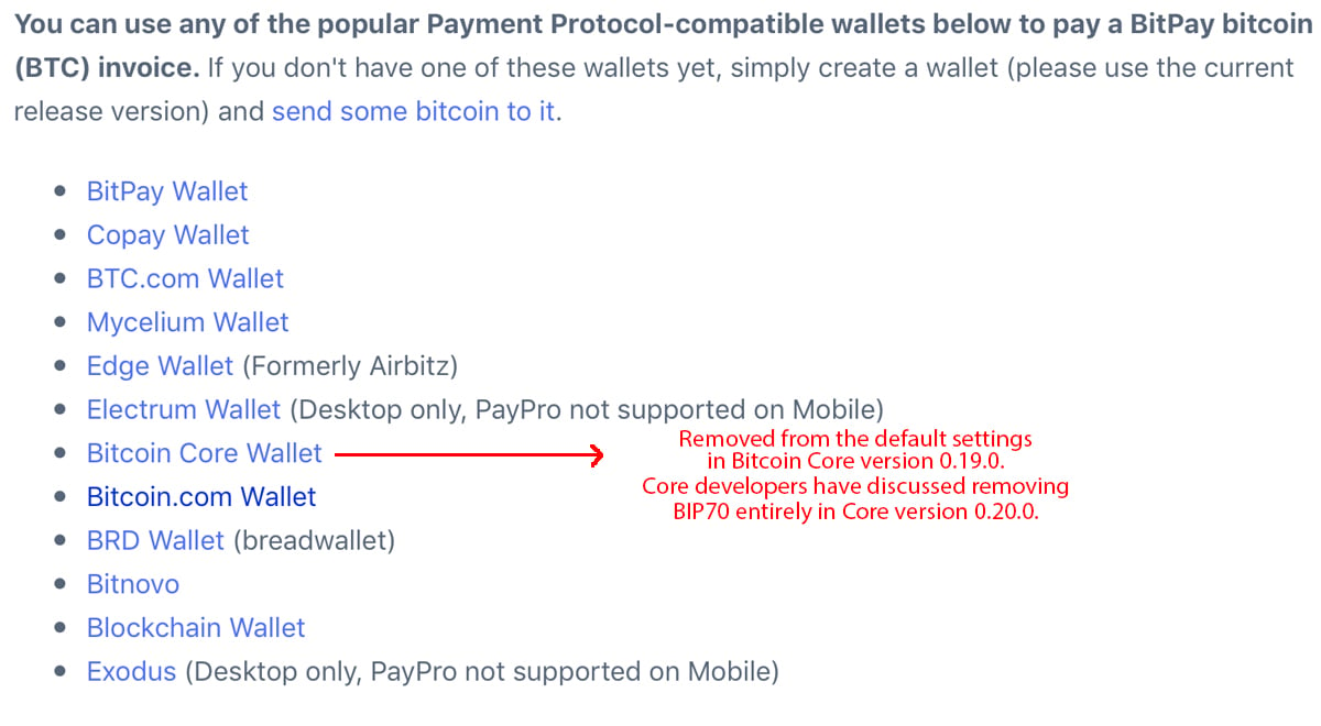 Devs Remove BIP70 Payment Protocol From Bitcoin Core's Default Settings