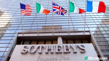 Top Auction House Sotheby's to Accept Cryptocurrencies via Coinbase for Physical Art