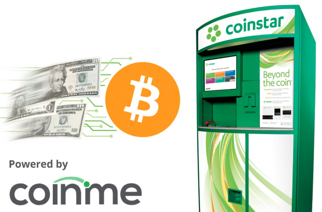 Coinme Adds BTC Purchase Function to Over 100 Coinstar Kiosks in California