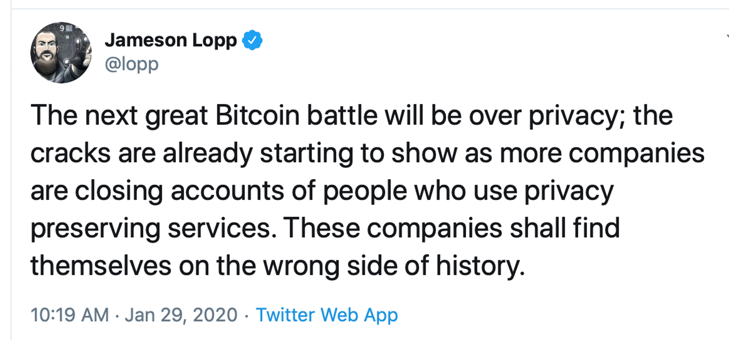 Another Crypto Exchange Discourages the Use of Bitcoin Mixing Services –  Privacy Bitcoin News