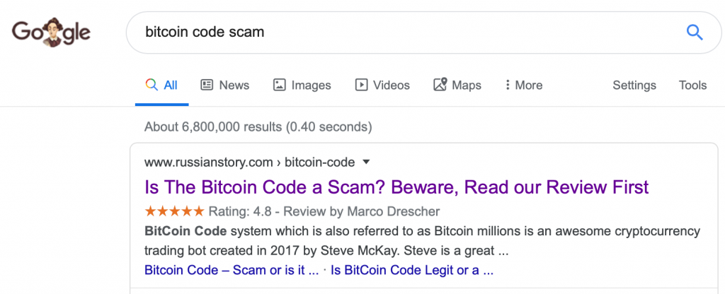 Don’t Invest in Bitcoin Code, Bitcoin Doubler or Bitcoin Trader – They Are All Scams
