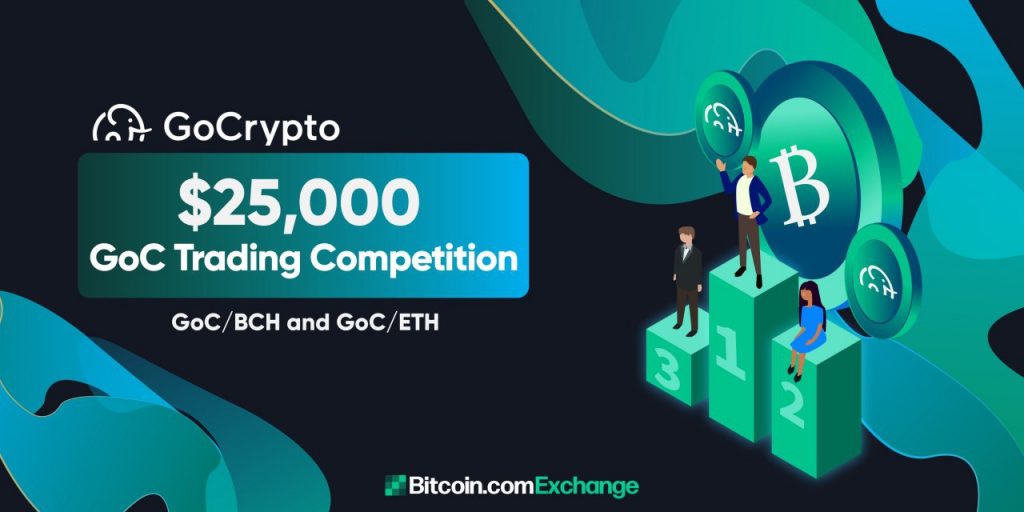 Users of Bitcoin.com Exchange Can Win Rewards Worth $25,000 in Gocrypto Trading Competition