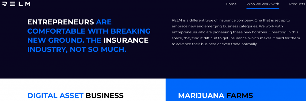 Relm Launches Insurance Coverage for Cryptocurrency and Cannabis Groups in Tough Regulatory Climate