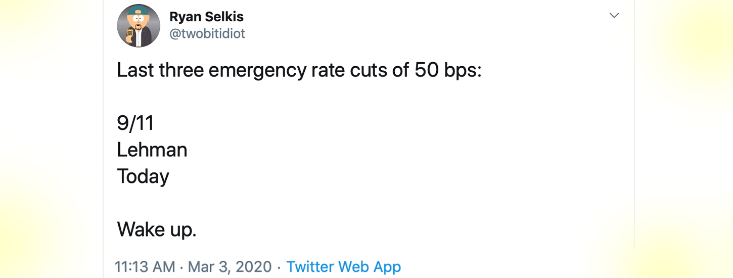 Coronavirus Prompts Fed to Slash Interest Rate - Stocks Slide, Gold Spikes, Bitcoin Uncertainty Coronavirus Prompts Fed to Slash Interest Rate - Stocks Slide, Gold Spikes, Bitcoin Uncertainty