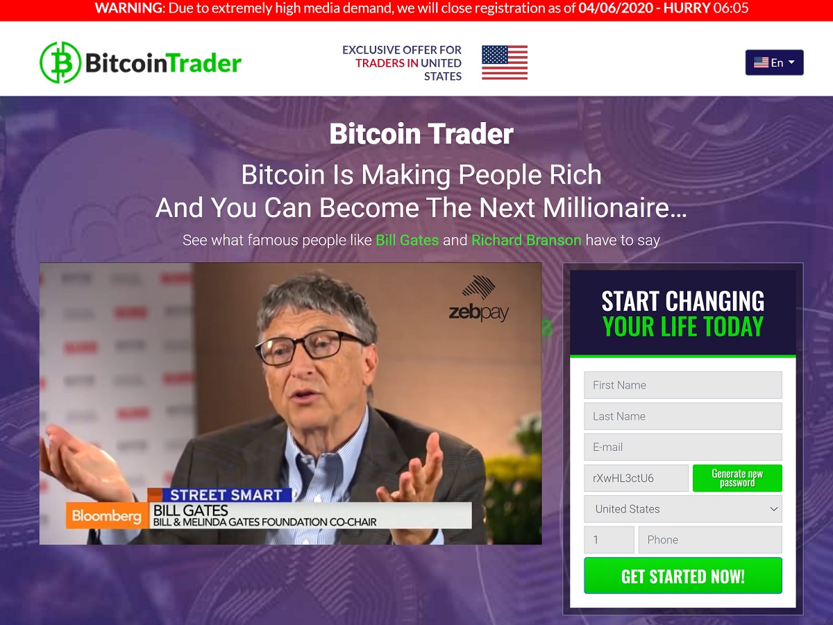 fake bitcoin trader
