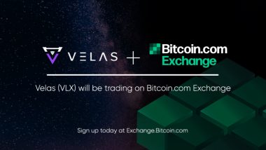 Velas Enters the Top 100 Coinmarketcap and Launches on Bitcoin.Com Exchange