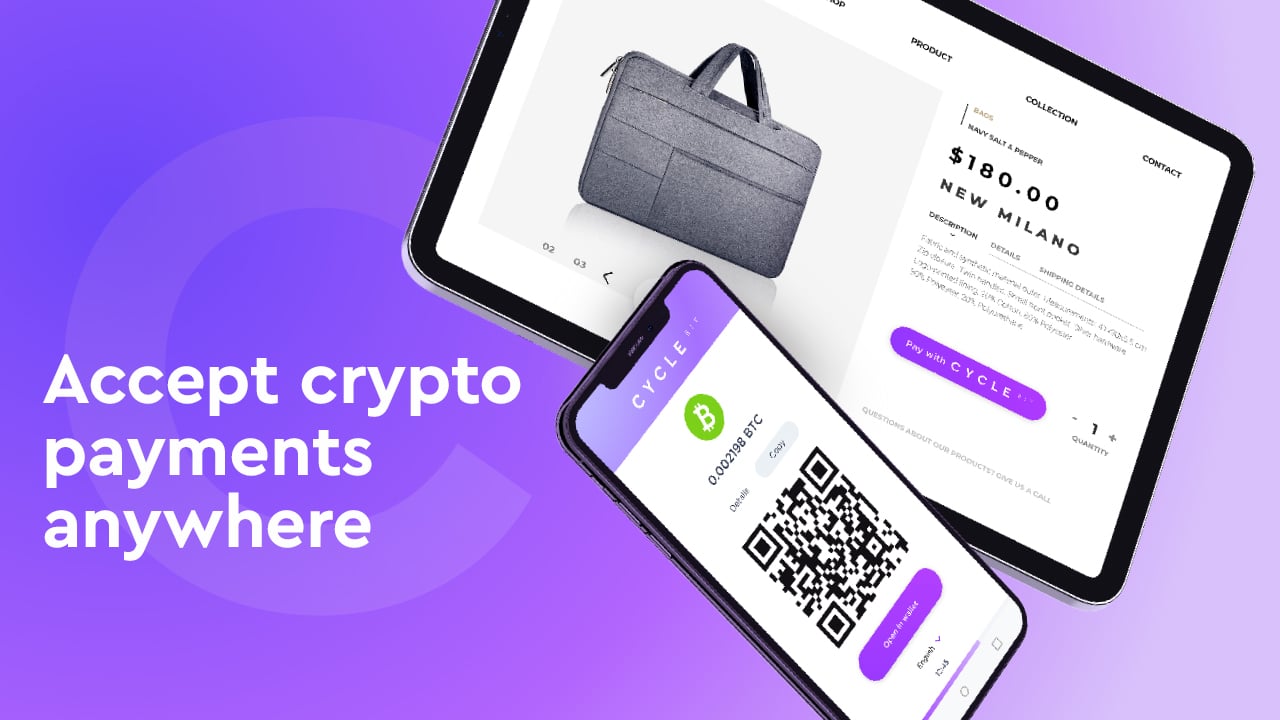 Cyclebit Empowers Retailers to Accept Crypto Payments In-Store, Online and On-The-Go