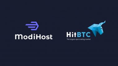 ModiHost's Token Is Live on HitBTC, the Leading European Bitcoin Exchange