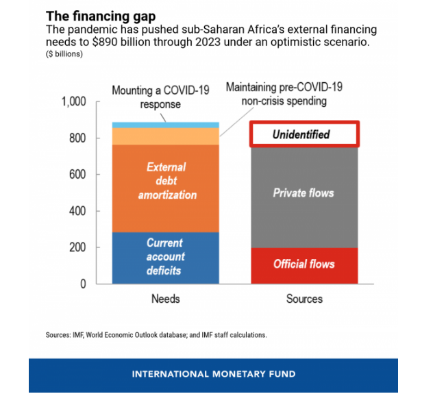 Covid-19 Hit Sub-Sahara Africa Gets $16 Billion From IMF, Region Still Faces $290B Financing Gap