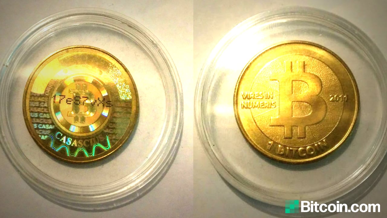 5 btc casascius physical bitcoins