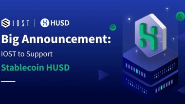 IOST in the First Batch of Blockchains to Support HUSD Stablecoin