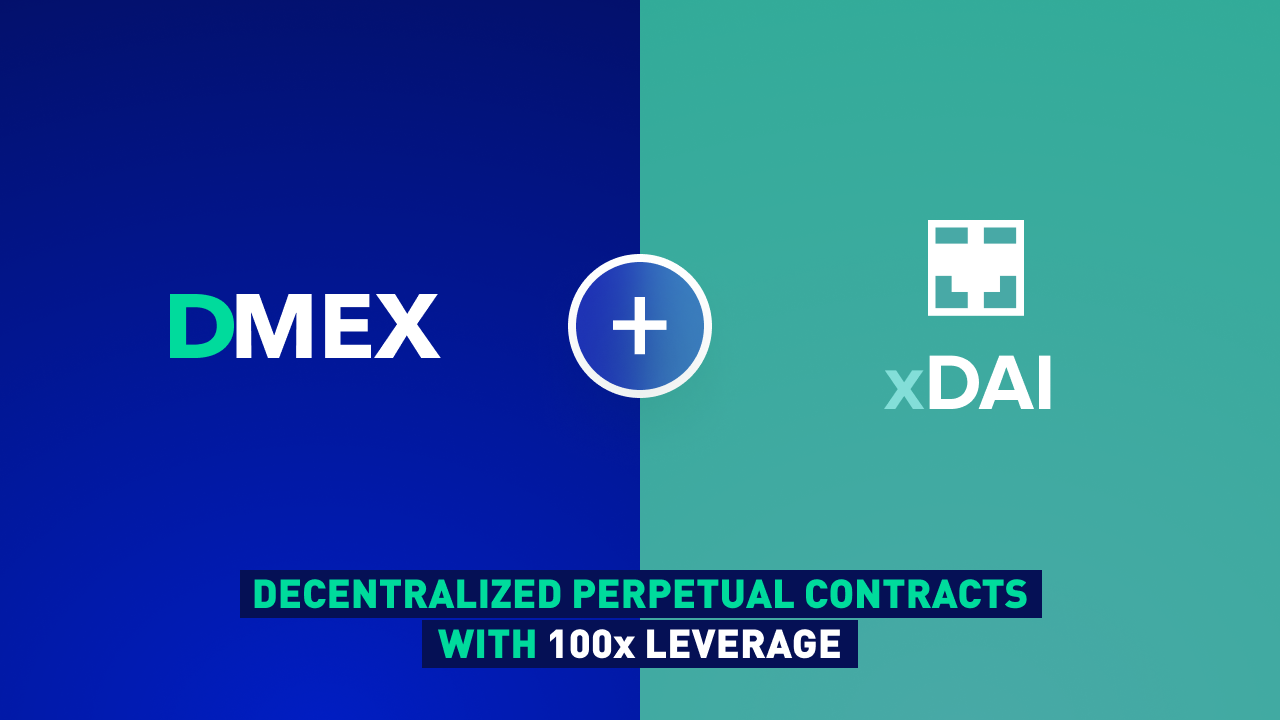 DMEX Integrates xDAI for Cheap Decentralized Perpetual Contracts With up to 100x Leverage and No KYC