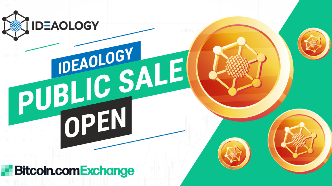 Ideaology Launched IEO Public Sale Today on Bitcoin.com Exchange
