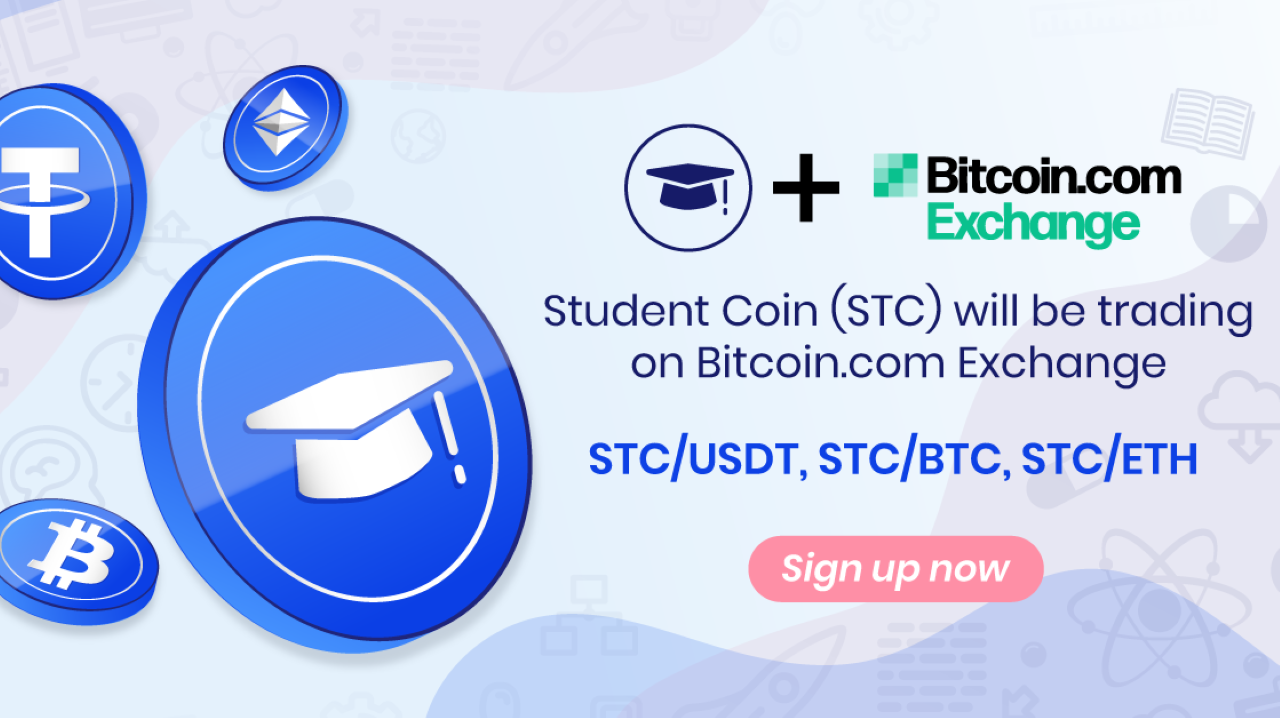 Student Coin (STC) Token Is Now Listed on Bitcoin.com Exchange – Press release Bitcoin News